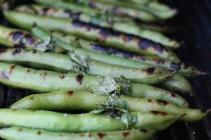Grilled Fava Beans