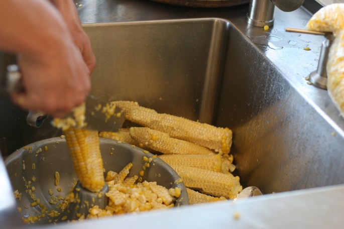 Shucking Corn