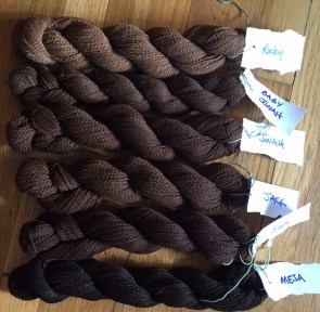 Skeins of Alpaca Yarn