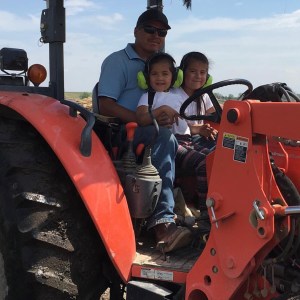 Javier and his daughters
